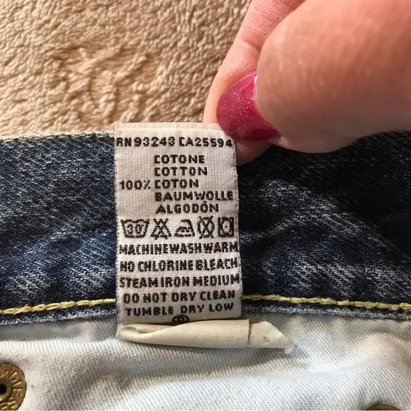 Diesel Industry blue cotton straight jeans 32 x 28 - Picture 7 of 7